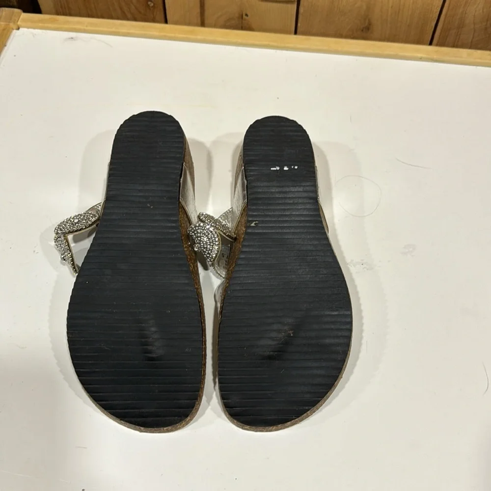 Silver sandals